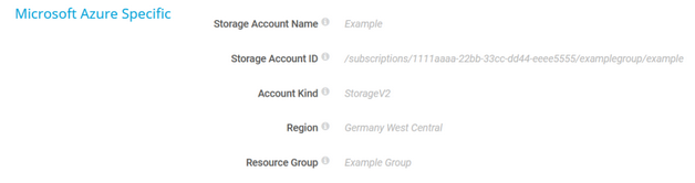 Microsoft Azure Specific